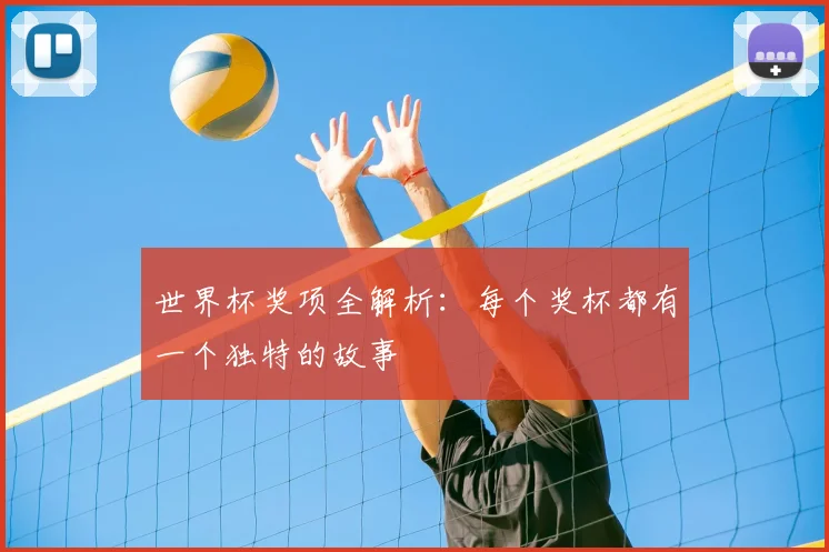 世界杯奖项全解析：每个奖杯都有一个独特的故事
