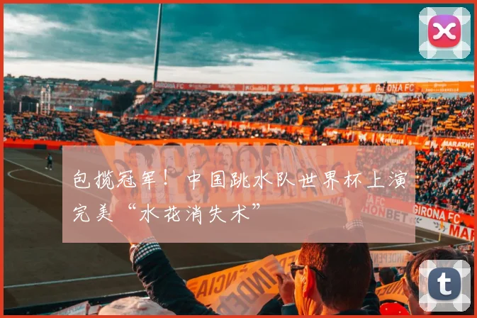 包揽冠军！中国跳水队世界杯上演完美“水花消失术”